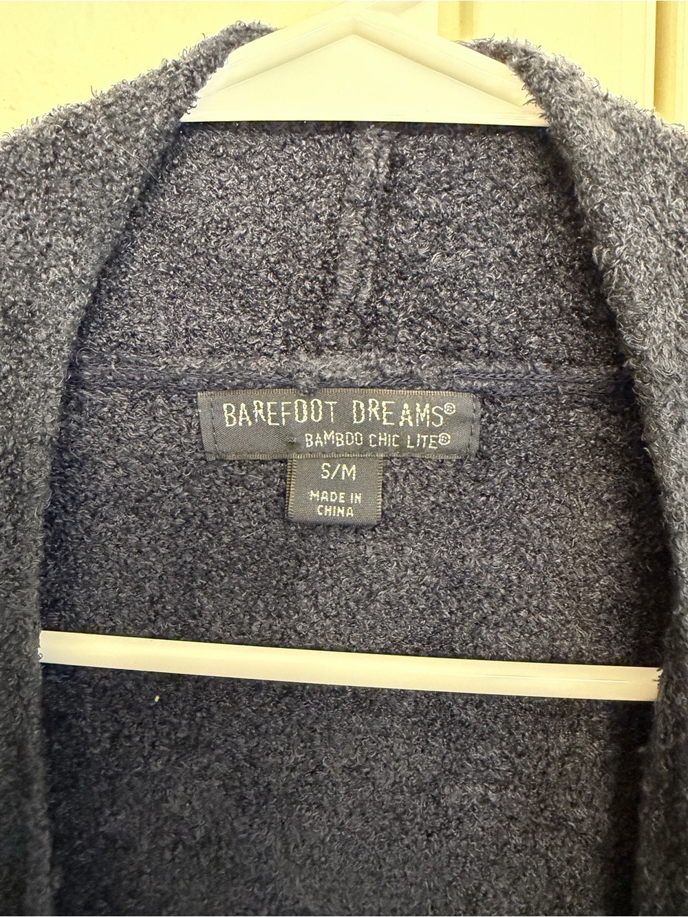 Barefoot Dreams Bamboo Chic Lite Open-Front Cardigan Navy S/M Soft - Picture 2 of 7
